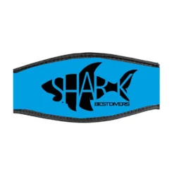 Cyan Neoprene Mask Strap Double Velcro