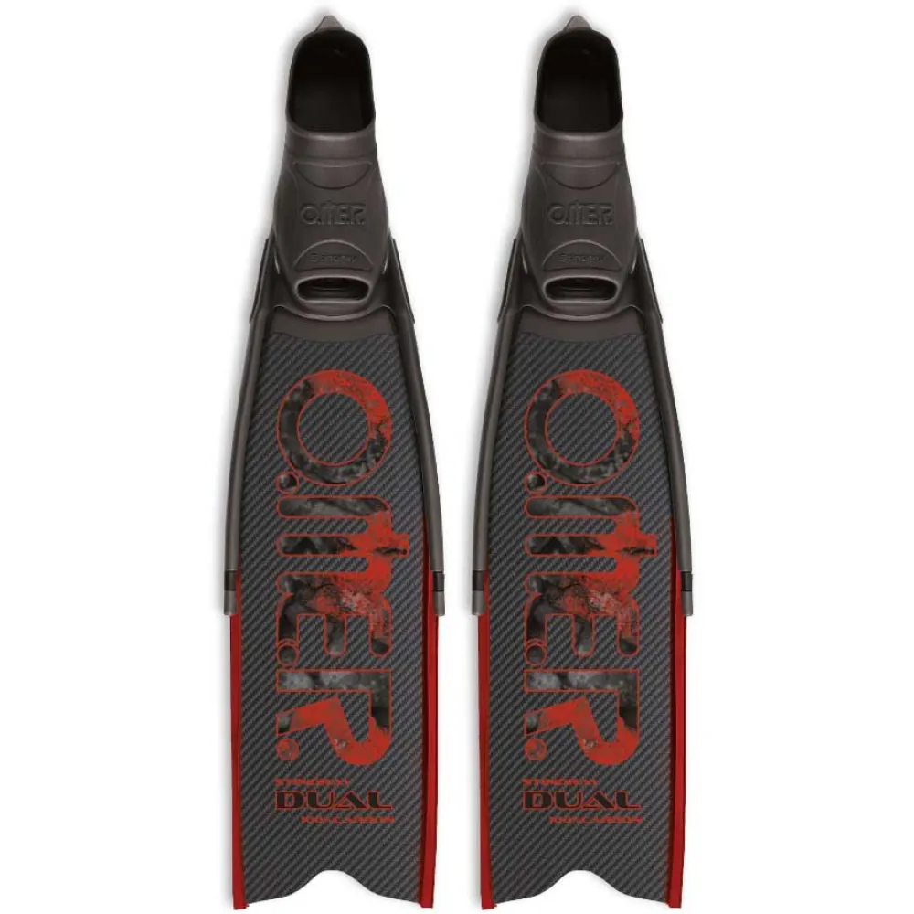 OMER Stingray Dual Carbon Spearfishing Fins 1 OMER Stingray Dual Carbon Spearfishing Fins